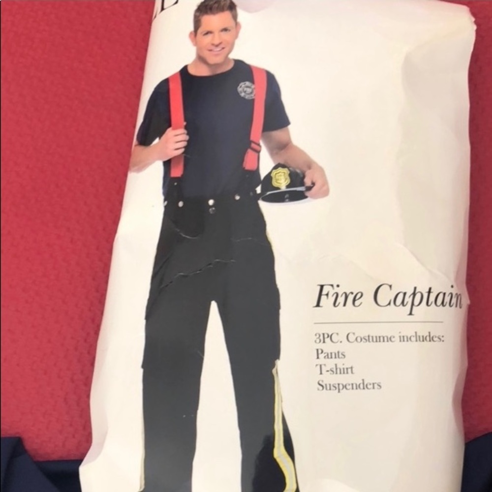 Men’s fire captain Halloween costume
